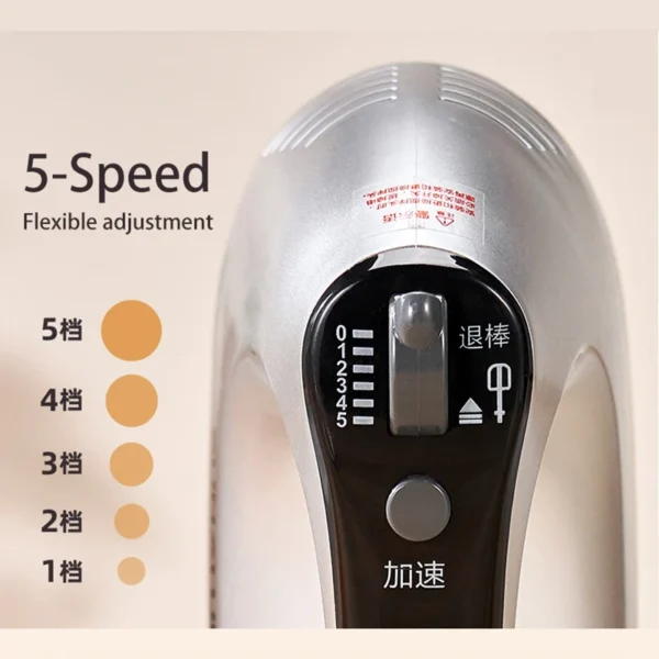 ⁦SUNATUR 3.5L Cake Beater Stand Mixer Electric Food Processors 2 in 1 Electric Hand Blender Kitchen Mixer for Baking Machine⁩ - الصورة ⁦4⁩