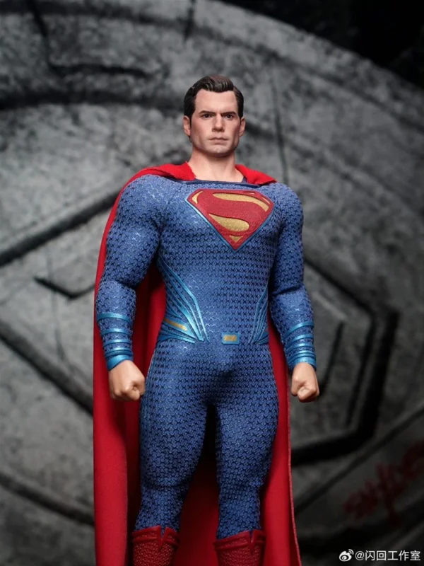 ⁦Manipple Studio 1/12 Superman Clark Red Blue Movable Body DC Super Hero Mini Head Sculpt 6" Full Set Soldier Model Fans Gift⁩ - الصورة ⁦2⁩