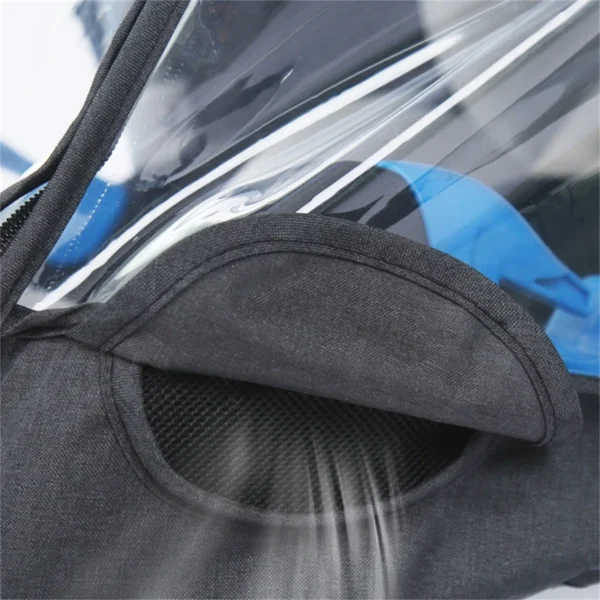 ⁦Upgraded Car Rain Cover Universal Car Rain Waterproof Windproof Protections Protect Snow Rain Cover⁩ - الصورة ⁦2⁩